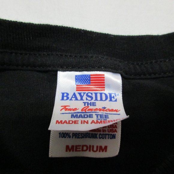 Vintage Albert Einstein T-Shirt Men's Size Medium Black Made in USA - Picture 3 of 7